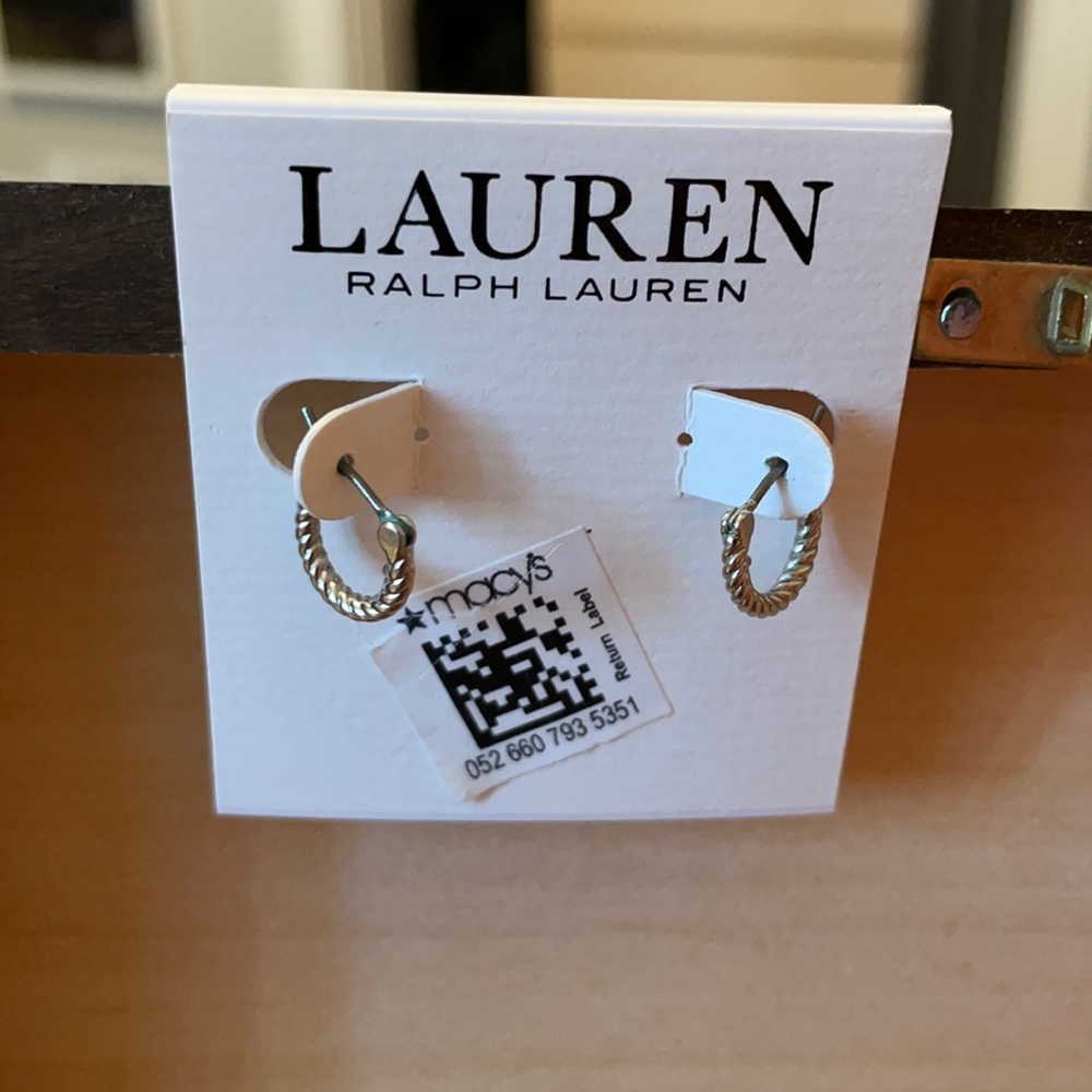 Silver huggie hoops